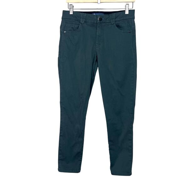 Democracy Women's Size 6 "Ab"solution® Colored Ankle Skimmer Pants Teal Blue - Picture 1 of 9
